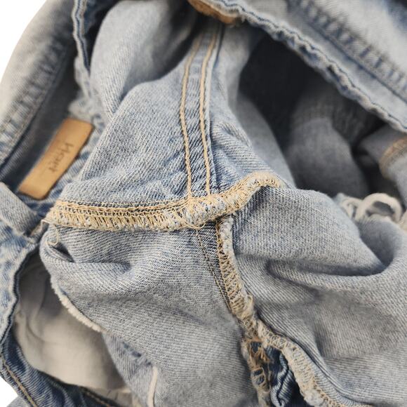 Hart Denim Jeans 29 Stone Wash Bleached Ripped Destroyed Distressed Preppy - Picture 15 of 16